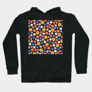 Colorful Floral Pattern Hoodie